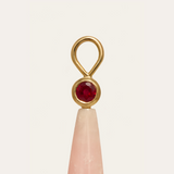 Juicy Drops with Extra Large Pink Opals & Rubies - 9ct Gold