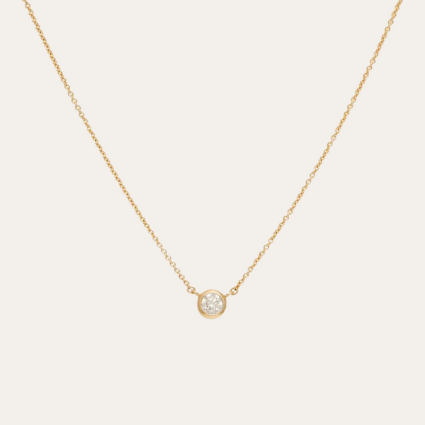 Orb Round Diamond Necklace