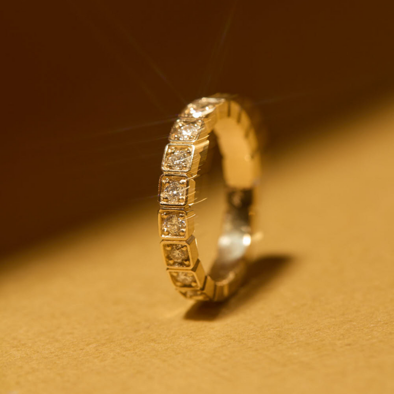 Deco 3pt Diamond Ring