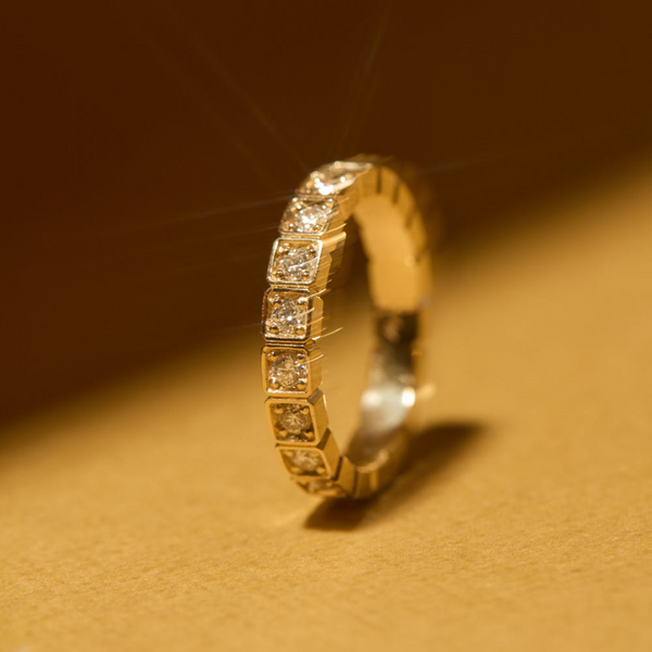 Deco 3pt Diamond Ring - 14ct Gold