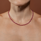 Ruby Bead Necklace
