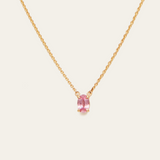 Roxy Necklace with 0.47ct Hot Pink Sapphire - 9ct Gold