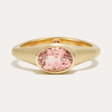 Nico Ring with Oval Pink Tourmaline