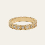 Deco 3pt Diamond Ring - 14ct Gold