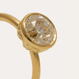 Blaze with Lab Old Euro Cut Diamond - 18ct Gold