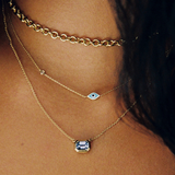 Hera Necklace with Blue Sapphire