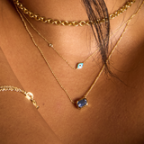 Hera Necklace with Blue Sapphire