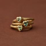 Coco with Heart Olive Sapphire