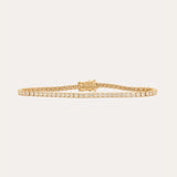 The 3ct Lab Diamond Tennis Bracelet - 14ct Gold