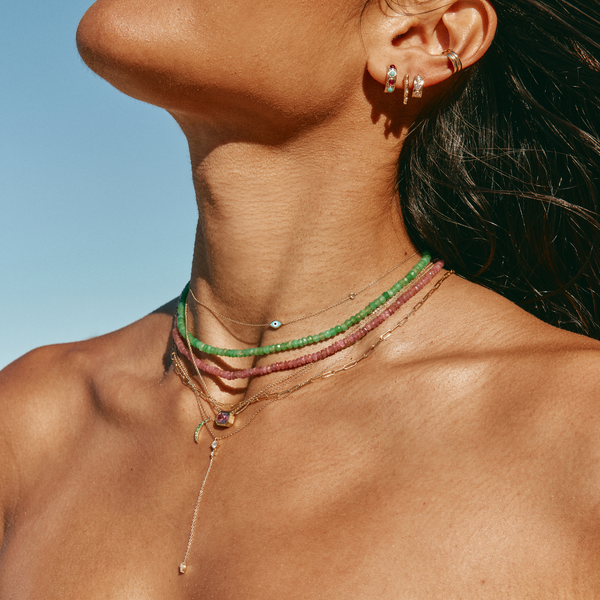 Chrysoprase Bead Necklace