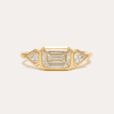 Velma with Lab Emerald Cut & Diamond Shape Diamonds