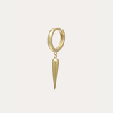 Gold Spear Huggie