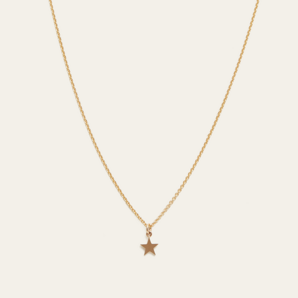 Star Necklace - 9ct Gold