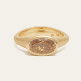 Nico with Natural Oval Champagne Diamond - 18ct Gold