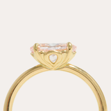 Frankie Ring with Pink Lab Diamond