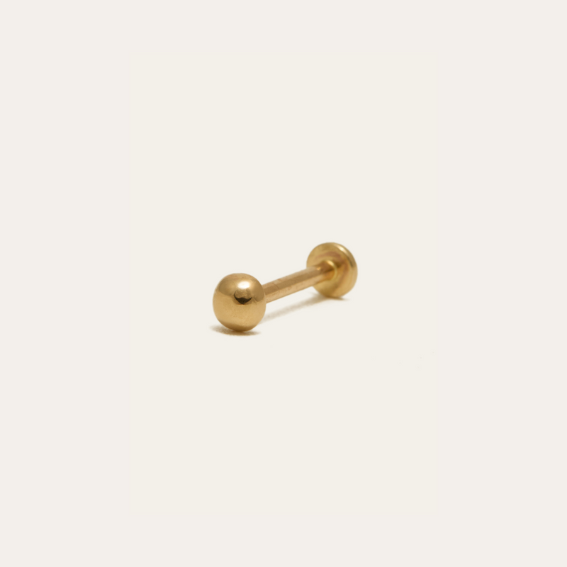 Dot Stud 3mm - 14ct Gold