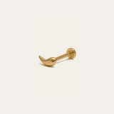 Wave Stud - 14ct Gold