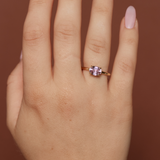 Frankie Ring with Madagascan Pink Sapphire