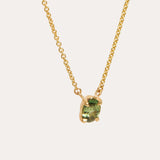 Roxy with Oval Green Sapphire - 9ct Gold