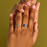 Coco Ring with Pale Blue Sapphire