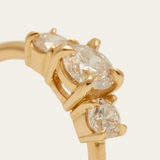 Echo with Lab Round Diamonds - 18ct Gold