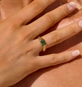 Nico Ring with Green Sapphire