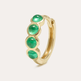 Piccolo Emerald Huggie Medium