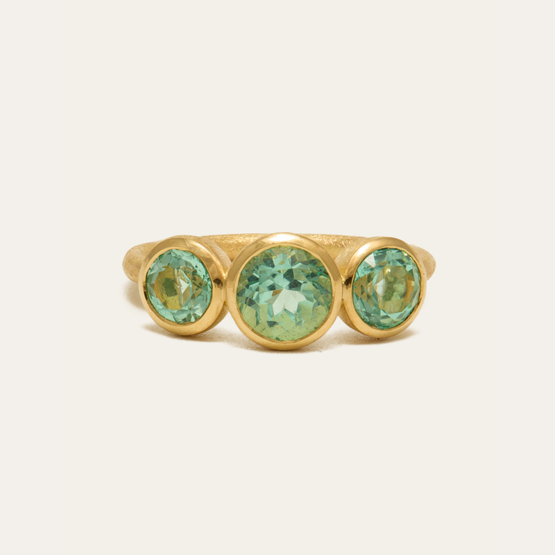 Lola Ring with Colombian Emeralds