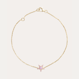 Electra Pink Sapphire Bracelet