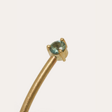 Gemini Green Sapphire Cuff - 9ct Gold