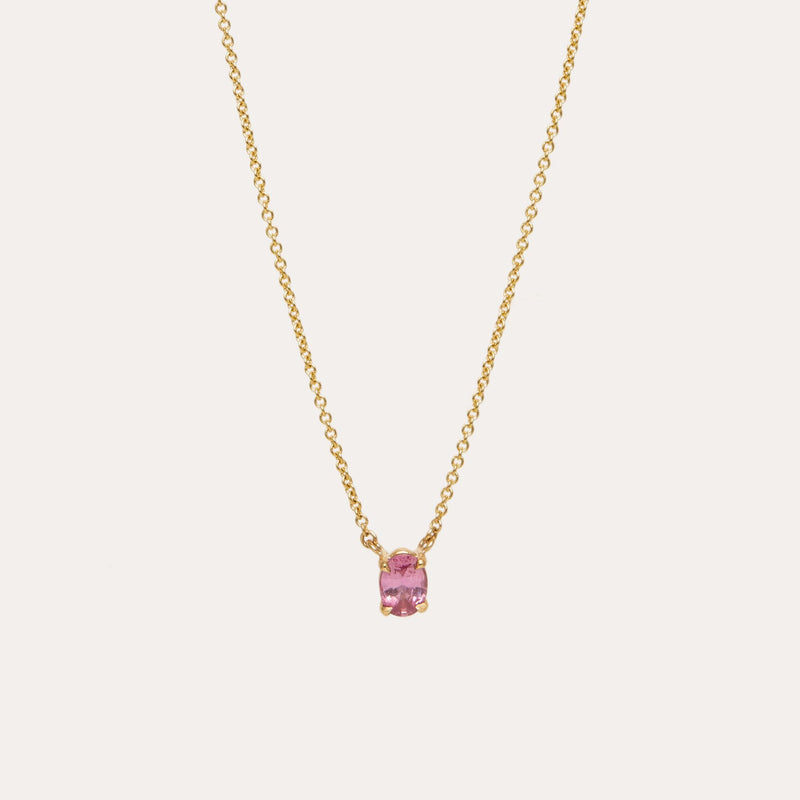 Roxy with Oval Pink Sapphire - 9ct Gold