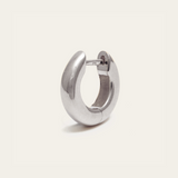 Chunky Huggie Small - 9ct White Gold