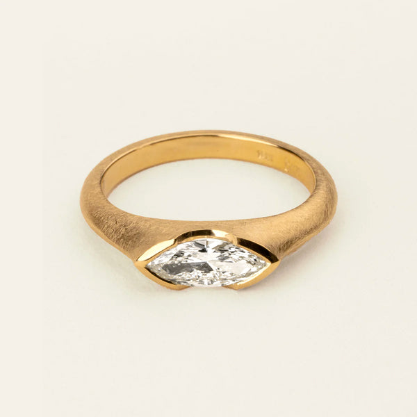 Athena 0.54ct Marquise Diamond Ring - 18ct Gold