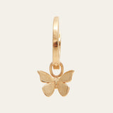 Butterfly Drop Charm - 9ct Gold
