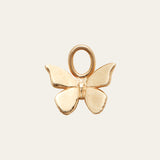 Butterfly Drop Charm - 9ct Gold