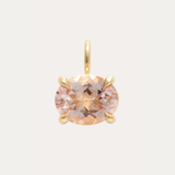 Queenie Pendant with Oval Morganite