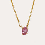 Roxy with Oval Pink Sapphire - 9ct Gold