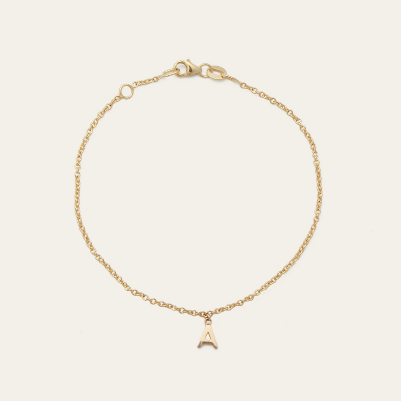 MINI ME SOLID GOLD BABY FLAT LINK BRACELET – SHAY JEWELRY