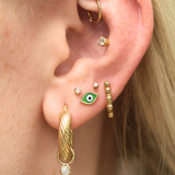 Sage Marquise Evil Eye Stud