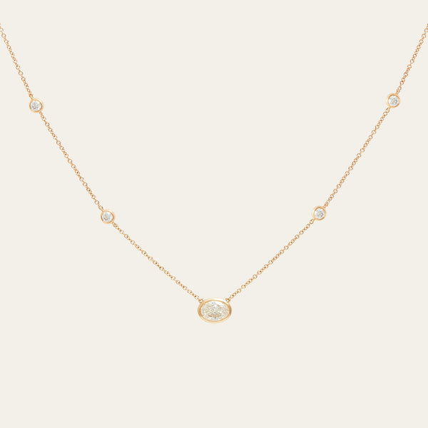 Dainty Gold Necklaces | Diamond, Personalised & Solid Gold | By Baby
