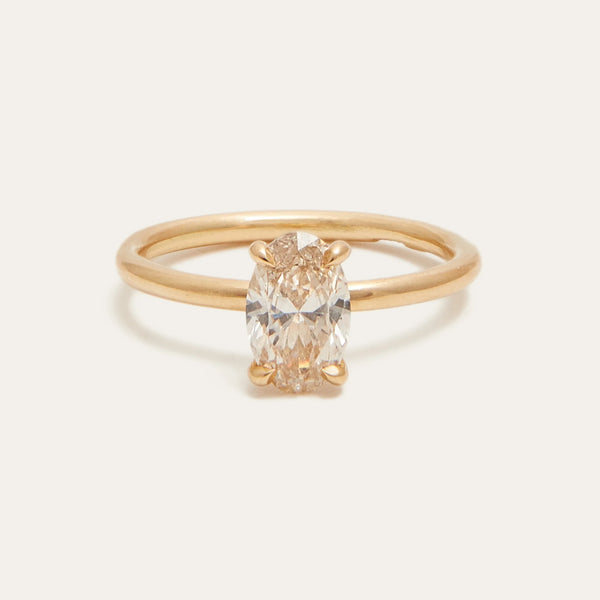 Delilah 1.10ct Champagne Diamond Solitaire - 18ct Gold