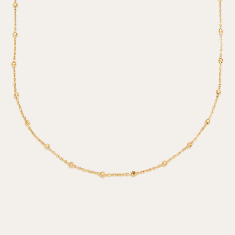 Disco Chain - 14ct Gold