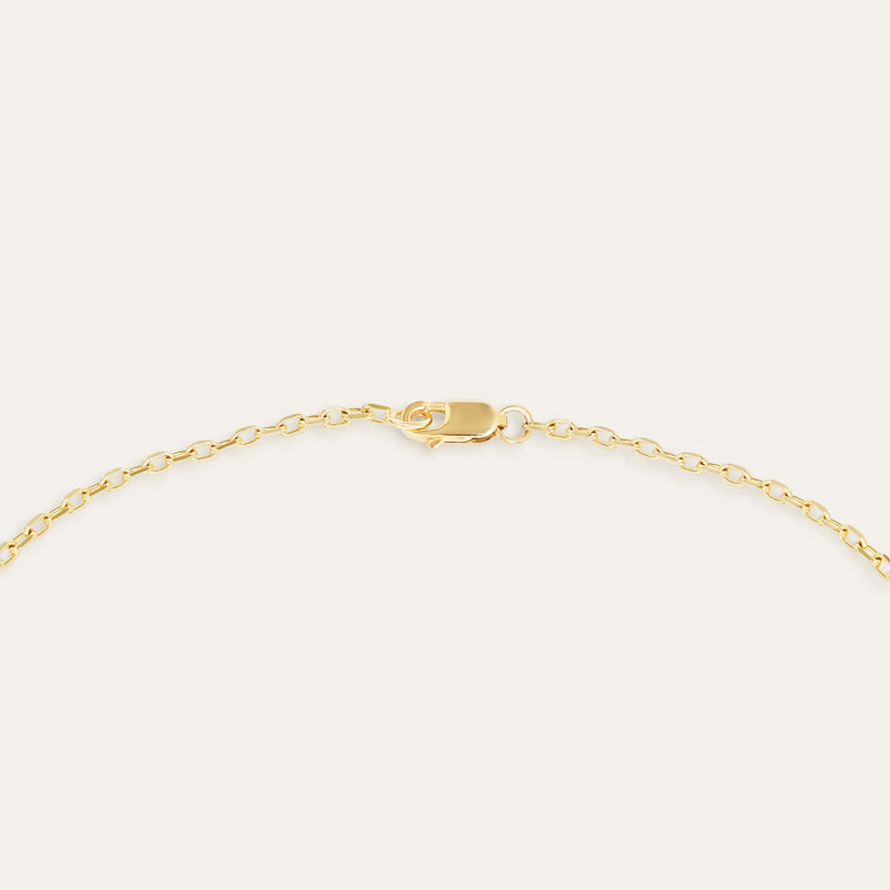 Greek Chain Anklet - 9ct Gold