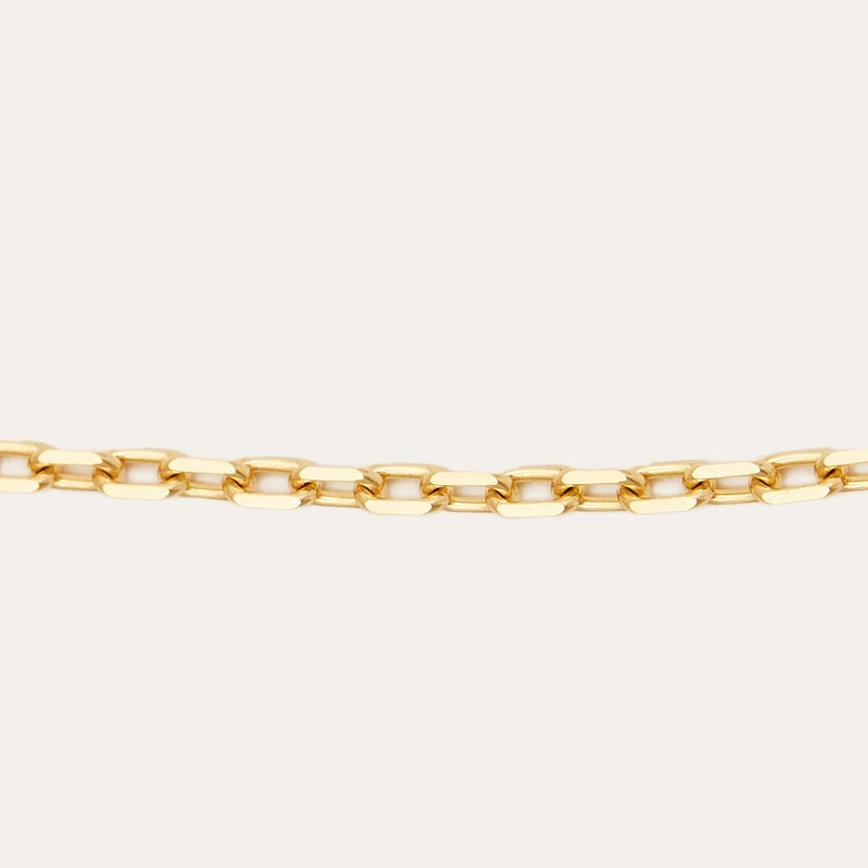 Greek Chain Necklace - 9ct Gold