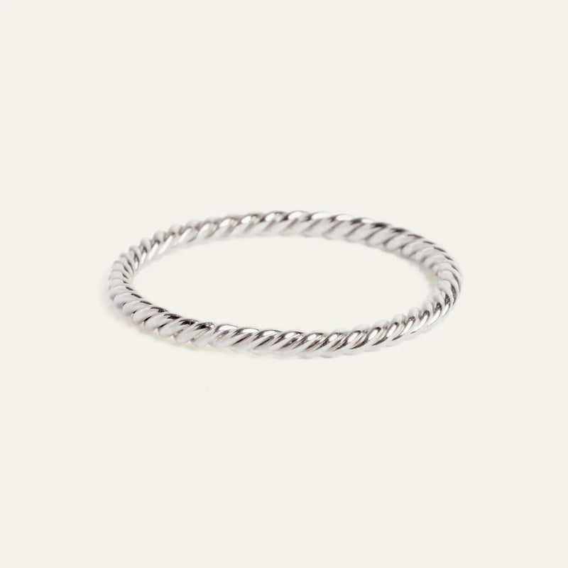 Helix Ring - 9ct White Gold