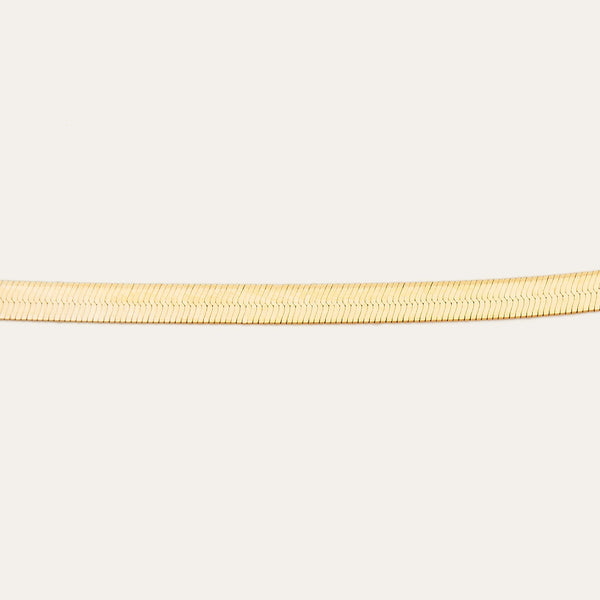 Herringbone Chain - 14ct Gold