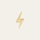 Lightning Bolt Stud - 9ct Gold
