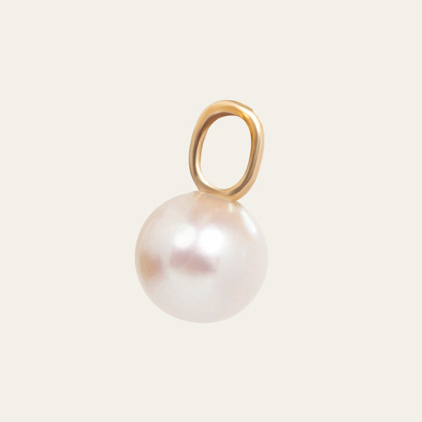 Nymph Pearl Drop Charm - 9ct Gold