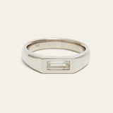 Orion 0.36ct Baguette Diamond Ring - Polished Platinum