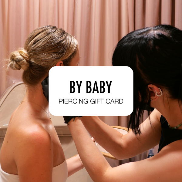 $90 BY BABY PIERCING GIFT CARD